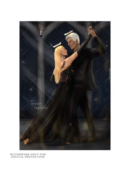 Royal dance in Terrasen - premium art print