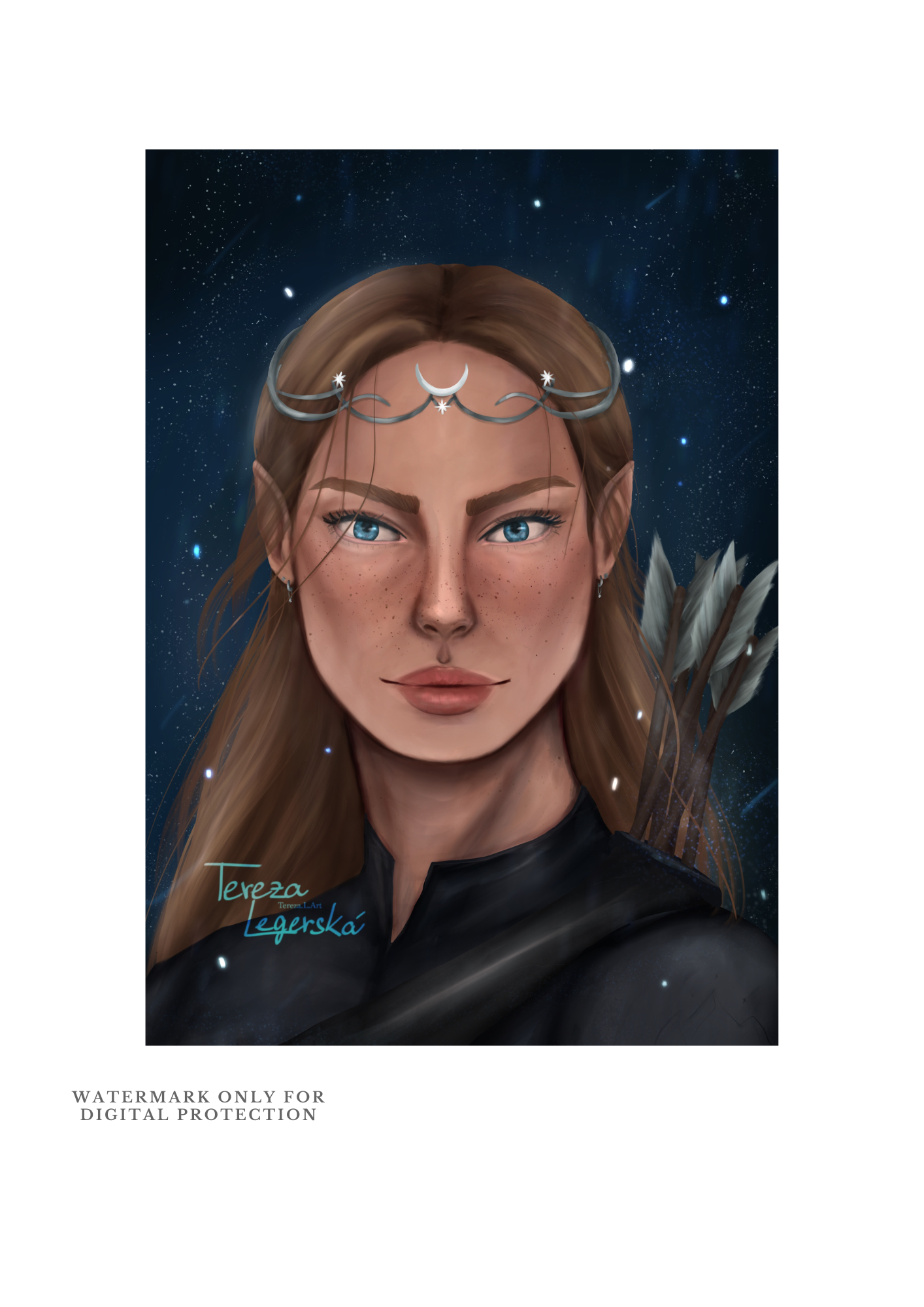 Feyre Archeron  - premium art print