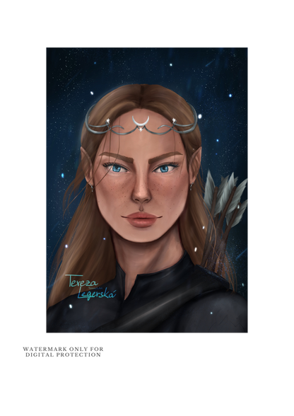 Feyre Archeron  - premium art print