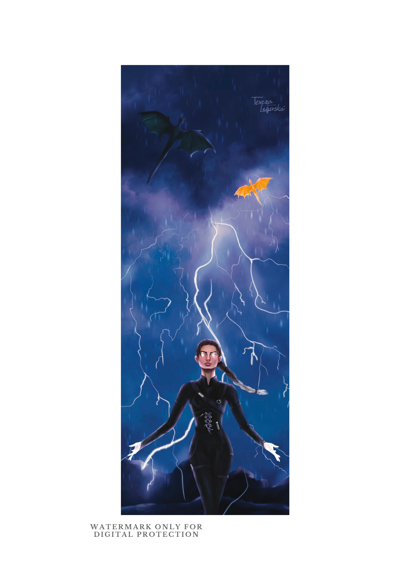 Lightning Wielder - bookmark