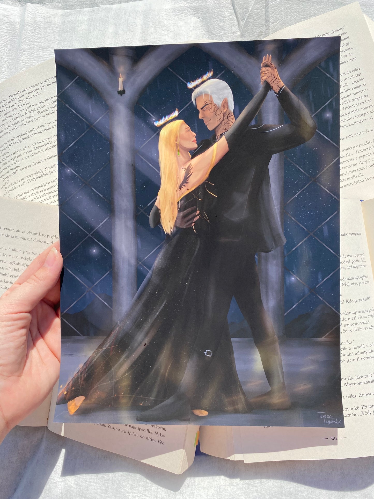 Royal dance in Terrasen - premium art print