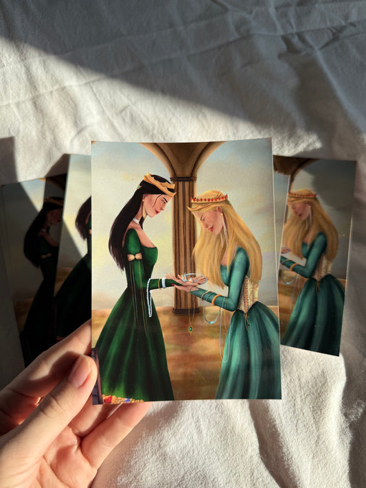 Lysandra & Aelin - art print