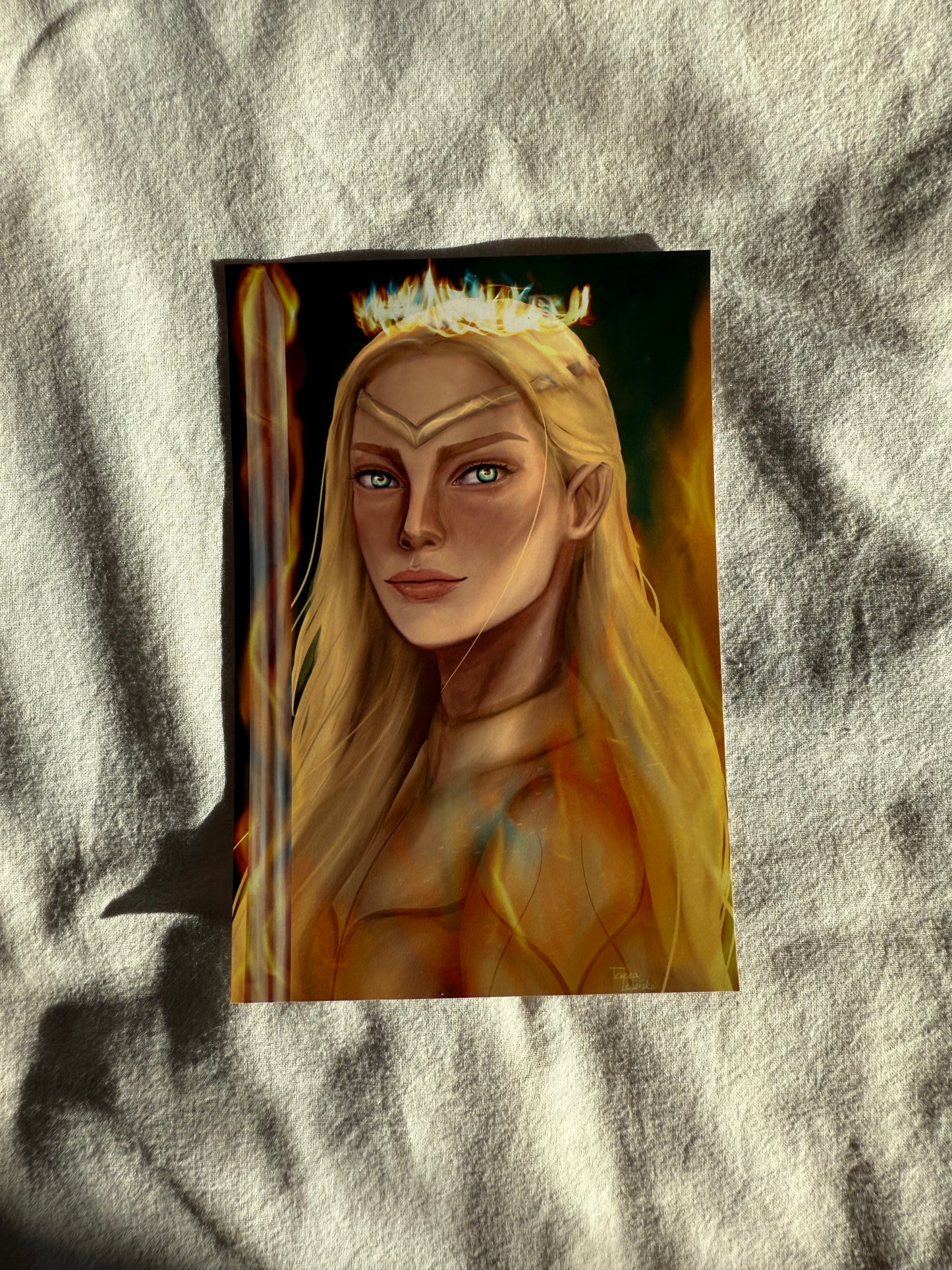 Aelin Ashryver Galathynius  - premium art print