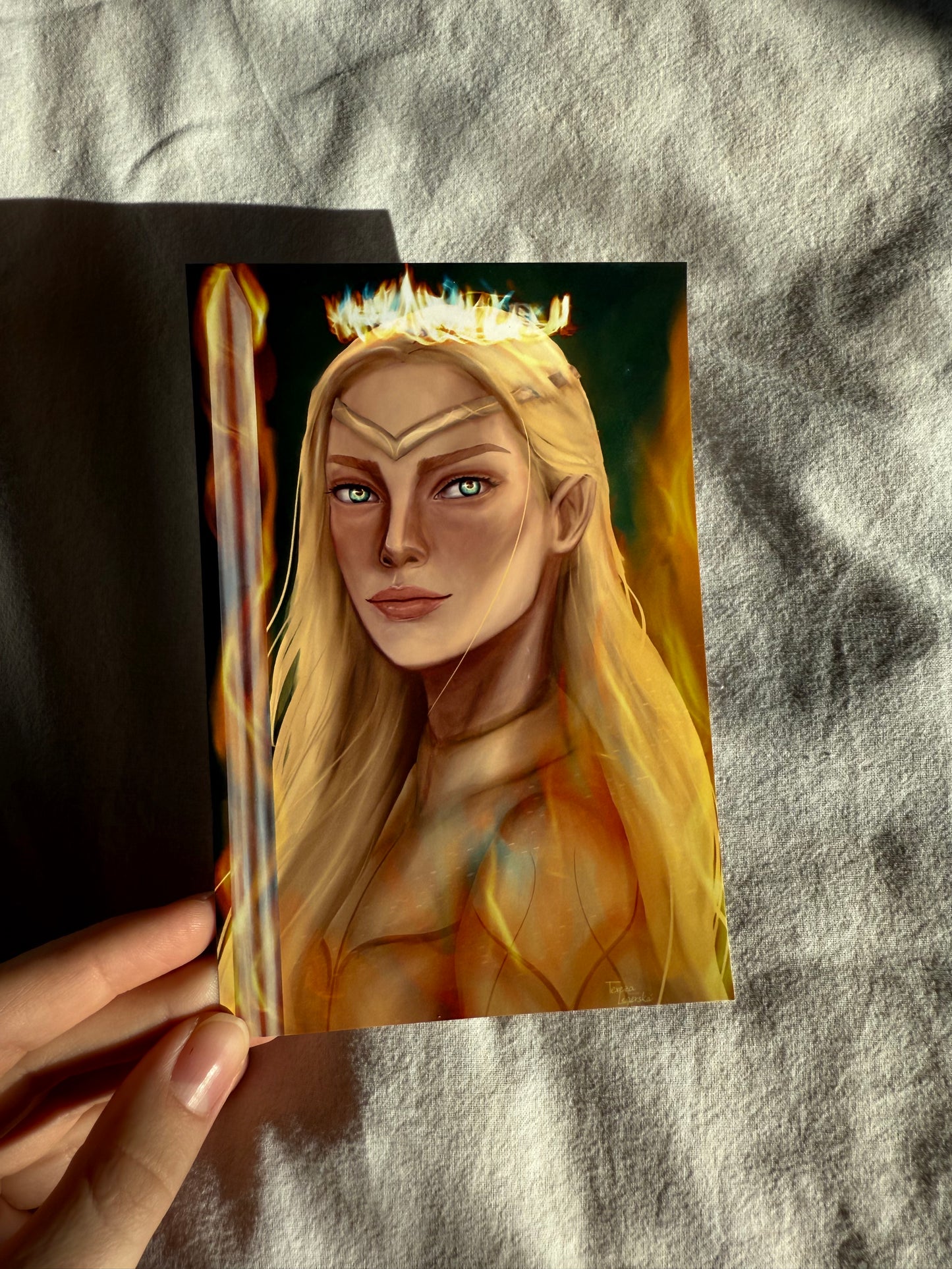 Aelin Ashryver Galathynius  - premium art print