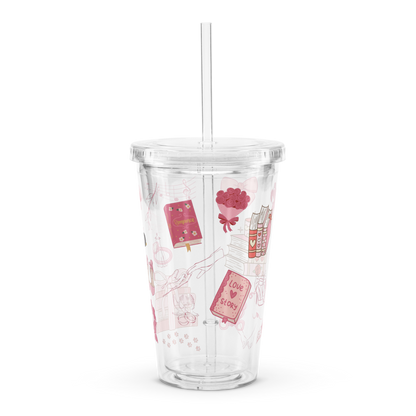 romance - cup with straw