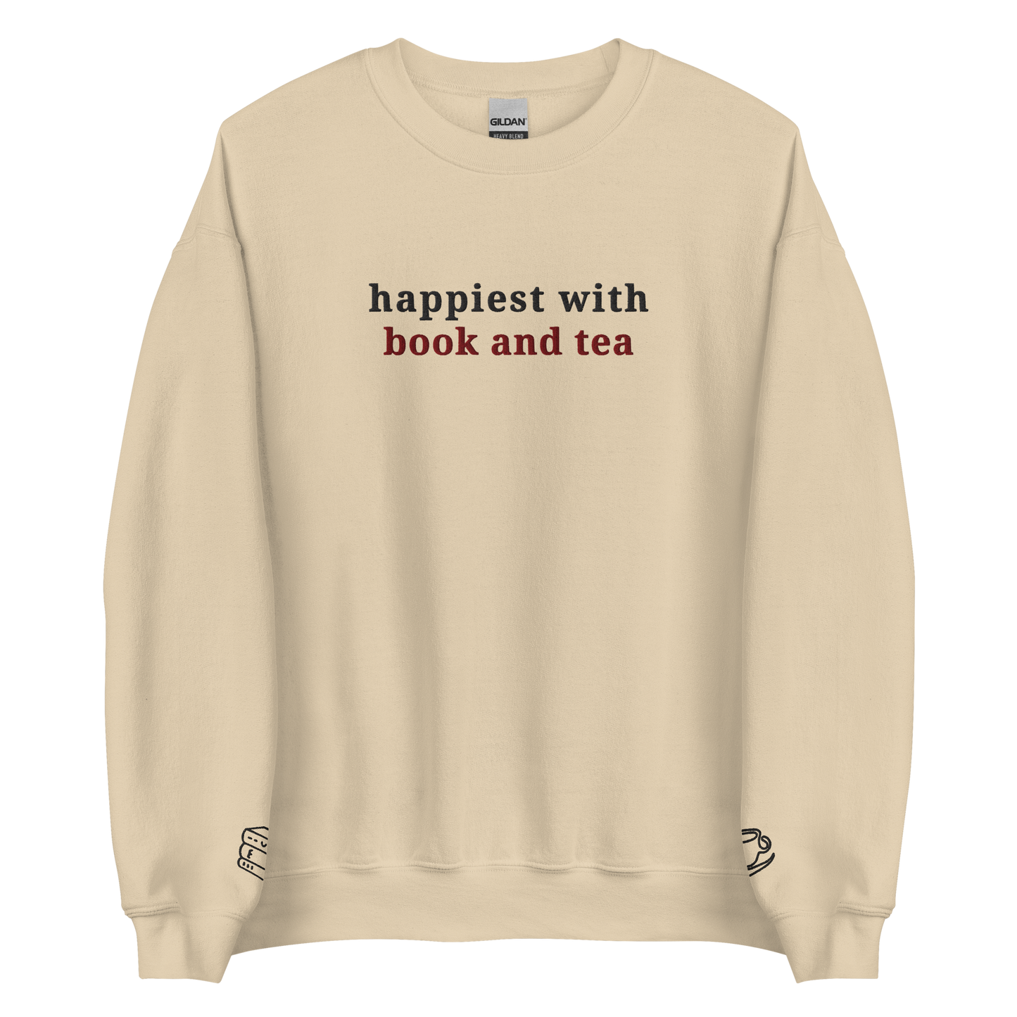 tea & books - crewneck