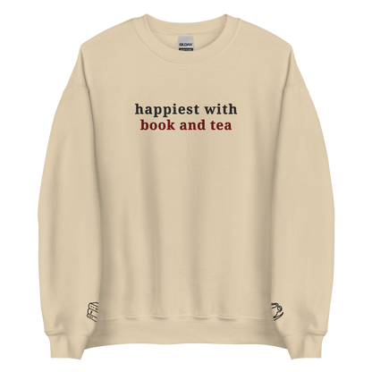 tea & books - crewneck